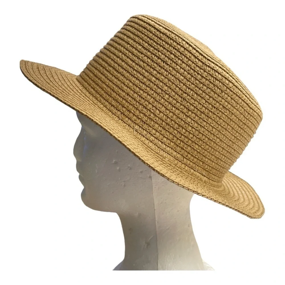 100% Paper straw hat. Timeless style soft durable. Lightweight and comfortable